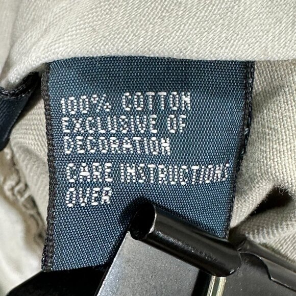 Polo Ralph Lauren Pants Mens 38 Preston Chino Beige Cotton Straight Leg Pockets - Picture 11 of 11